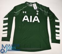 Tottenham Hotspur FC Goalkeeper Football Shirt 2015-2016 #1 Size 2XL. Under Armour / AIA (VG) with
