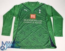 Tottenham Hotspur FC Goalkeeper Football Shirt 2009-2010 Size Large. Puma / Mansion long sleeves (
