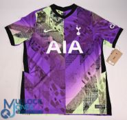 Tottenham Hotspur FC Football Shirt 2021-2022 3rd Kit Size Large Nike / AIA (VG) with tags