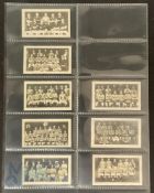 1922 Chums Periodical Football Teams in black and white only, 8 from the set housed within plastic