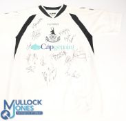 AFC Telford United Home Football Shirt 2006-2007 Multi signed with fourteen signatures on front Size