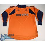 Tottenham Hotspur FC Goalkeeper Football Shirt 2000-2001 Size Large Adidas / Holsten Padded