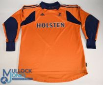 Tottenham Hotspur FC Goalkeeper Football Shirt 2000-2001 Size Large Adidas / Holsten Padded