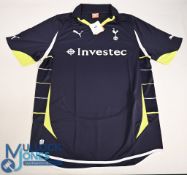 Tottenham Hotspur FC Away Football Shirt 2010-2011 Size Large. Puma / Investec (VG) with tags