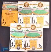 Neutral match programmes at Molineux, Wolverhampton Wanderers: 1952/53 England Youth v Ireland Youth