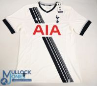 Tottenham Hotspur FC Home Football Shirt 2015-2016 Size Large. Under Armour / AIA (VG) with tags