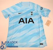 Tottenham Hotspur FC Goalkeeper Football Shirt 2023-2024 Size Large. Nike / AIA (VG) with tags