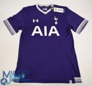 Tottenham Hotspur FC Football Shirt 2015-2016 3rd Kit Size Large. Under Armour / AIA (VG) with tags