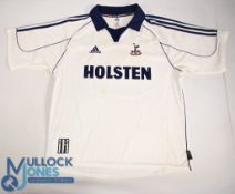 Tottenham Hotspur FC Home Football Shirt 2000-2001 Size Large. Adidas / Holsten (G-F) with a pull,