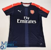 Arsenal FC Football Training Shirt 2015-2016 Size Large. Puma / Fly Emirates (G) with some marks