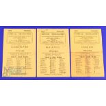 1946/47 Wolverhampton Wanderers home match programmes Div. 1, 4 pagers v Sunderland, Stoke City,
