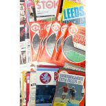 Mixed selection of Football Programmes from 1970s from various teams - Manchester United, Aston