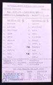1969/70 Rotherham Utd v Manchester Utd FAYC 5th round replay, single sheet match programme 24