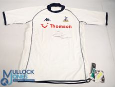 Tottenham Hotspur FC Home Football Shirt 2002-2003 Signed by Robbie Keane Size XXL. Kappa /