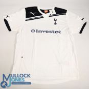 Tottenham Hotspur FC Home Football Shirt 2010-2011 Size Large. Puma / Investec (VG) with tags