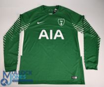 Tottenham Hotspur FC Goalkeeper Football Shirt 2017-2018 Size Large Nike / AIA (VG) with tags