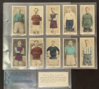 DC Thomson and Co Ltd 1922 British Team of Footballers Set of 11 Real Photographs housed within