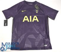 Tottenham Hotspur FC Football Shirt 2017-2018 3rd Kit Size Large. Nike / AIA (VG) with tags