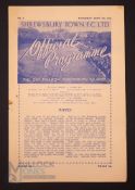 1950/51 Shrewsbury Town Div. 3 (north) home match programmes v Stockport County (9 September),