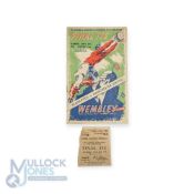 1948 FAC final match programme Manchester Utd v Blackpool at Wembley 24 April 1948 (slight crease,