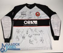 Barnsley FC Goalkeeper Football Shirt 1999-2000 #13 Multi signed with 18 signatures on front inc.