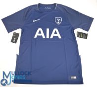 Tottenham Hotspur FC Away Football Shirt 2017-2018 Size Large. Nike / AIA (VG) with tags