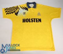 Tottenham Hotspur FC Away Football Shirt 1991-1995 Size Large Umbro / Holsten (G/F) with some pull's
