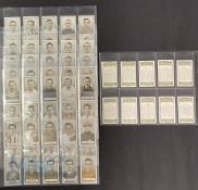 Gallaher Ltd Cigarette Cards - 1925 Famous Footballers set of 100 cards green backs, housed within