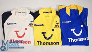 Tottenham Hotspur FC 2005-2006 Three football shirts Home Size Medium Away Size Large and 3rd Kit