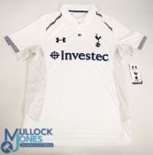 Tottenham Hotspur FC Home European Football Shirt 2012-2013 Size Large. Under Armour / Investec (VG)