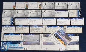Football Tickets: Chelsea European home match tickets 1994/95 Austria Memphis, 1998/99 Valerenga,