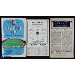 War time 1943/44 Manchester City v Manchester Utd War League Cup qualifying match 29 January 1944 at