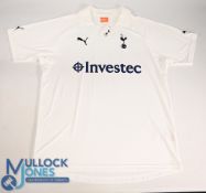 Tottenham Hotspur FC Home European Football Shirt 2011-2012 Size Large. Puma / Investec (VG) with