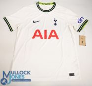 Tottenham Hotspur FC Home Football Shirt 2022-2023 Size Large. Nike / AIA (VG) with tags