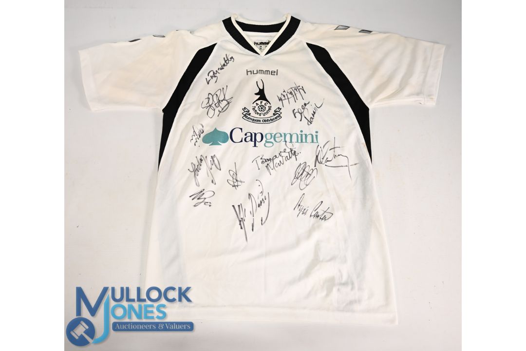 AFC Telford United Home Football Shirt 2006-2007 Multi signed with fourteen signatures on front Size - Image 3 of 4