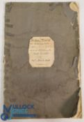 Willey Estate Gathering Roll for Rent and Arrears Hand written accounts for September 1840 to