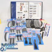 Large collection Peco N Gauge Train Set Track - points, gauges, most unused unopened packets to