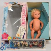 Original Tiny Tears Made by Palitoy in original box but having no clothes mor accessories together