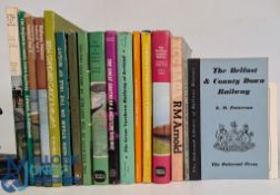 Irish Locomotive Railway Transport Book Collection: mostly hard back books of Ireland with others