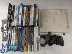 Xbox 360 Computer Console 2005 Edition complete with leads and Controller with a selection of