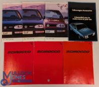 Vintage VW Volkswagen Car Sale Brochures Classic Cars, Scirocco 1978, 1977, 1980, accessories