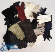 Ladies Vintage / Clothing Selection of Ladies Gloves various to include evening gloves, leather