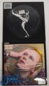 David Bowie Records Picture Disc The Man Who Sold the World with poster DBMANPD1972 together with