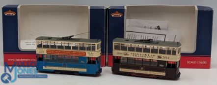 Bachmann OO Gauge CE00609 Tram Car 69 and 70 Birkenhead Corporation Tramways Rare in original boxes