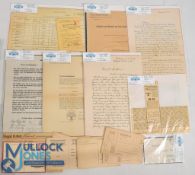 WW2 German Military Documents and Letters to consist of Blank field post cards, Ration stamps,
