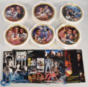 007 James Bond Merchandise to consist of Picture Plates by Franklin Mint Goldfinger, From Russia
