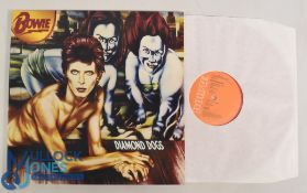 David Bowie Records Limited Edition Diamond Dogs DB74761 on red Vinyl. Album appears unplayed