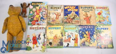 Vintage Children's Books to include 1933 Mickey Mouse in King Arthur's Court with Scenic