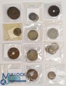 Collection of East Africa Coins consisting of 1948 50c, 1949 ½ shilling, 1985 5/-, 1937, 1948 ½