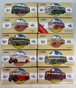 Corgi Coaches Die-Cast Models consisting of 97197 Western Welsh, 97179 Banfields Coaches, 97340